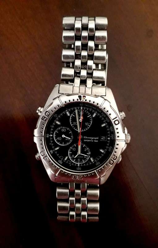 Seiko quartz chronograph sports 150 new arrivals